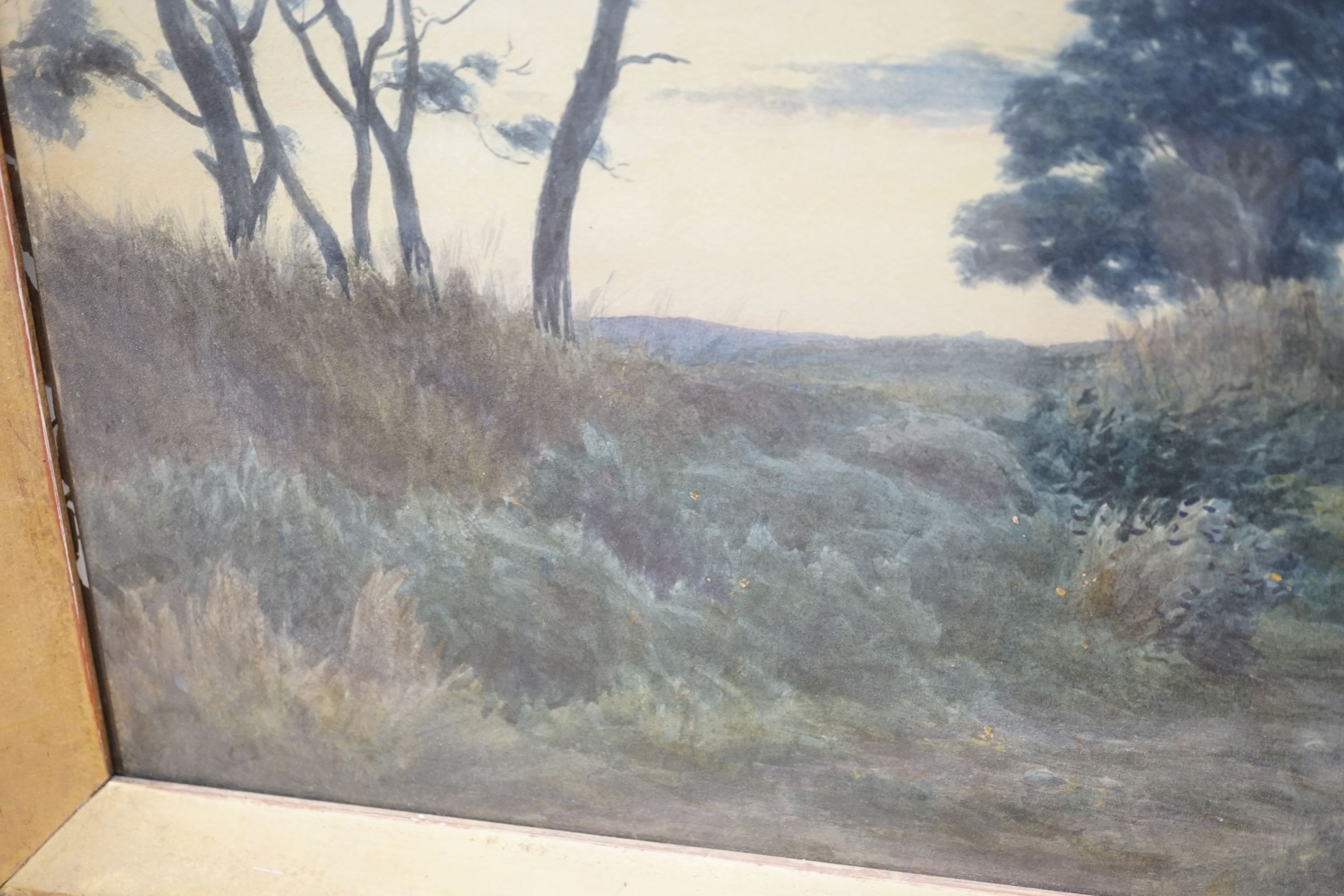 John James Bannatyne RSW (1835-1911), watercolour, ‘The path to the cottage’, signed, 34 x 51cm.